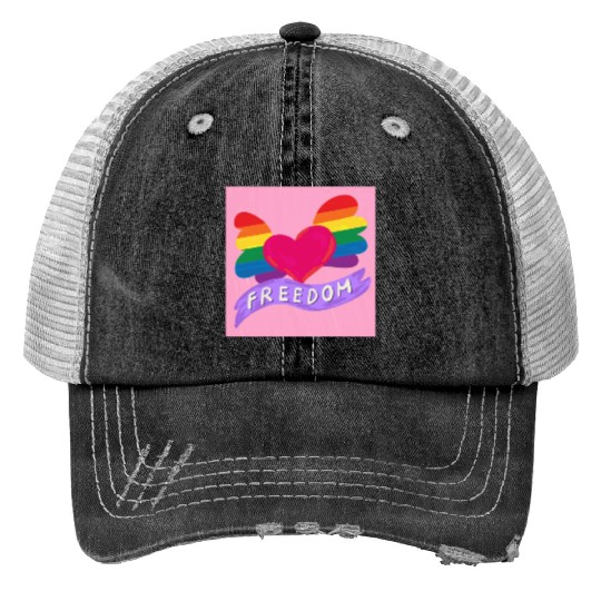 Love Freedom Trucker Hats