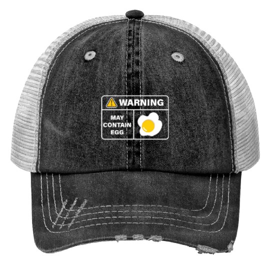 Fried Egg Lover Funny Foodie Trucker Hats