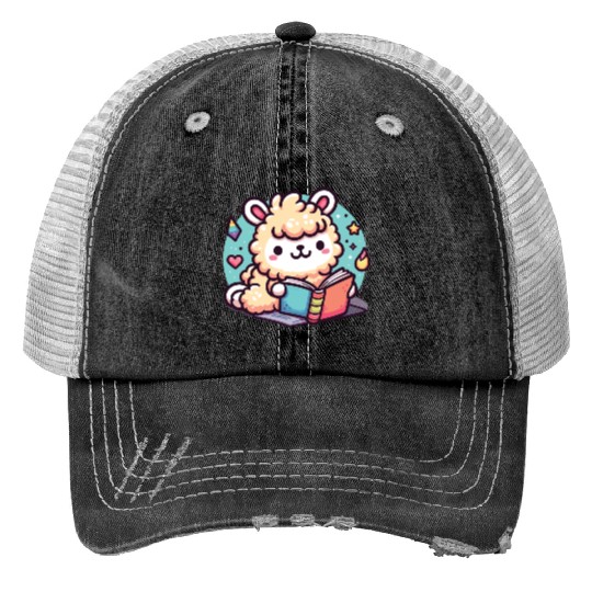 Little Cute Llama Trucker Hats