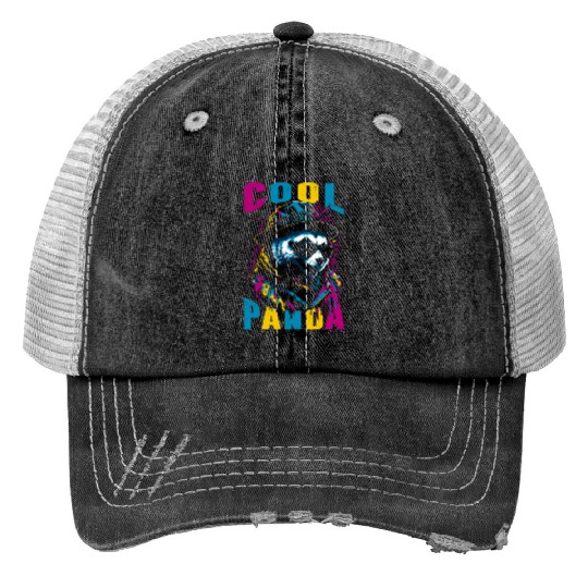 Cool Panda Trucker Hats