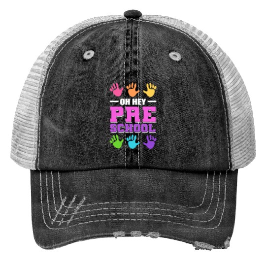 Oh hey, Preschool Preschool Teacher Gift Trucker Hats