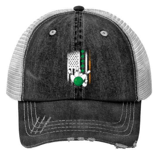 Irish Road Bowling Trucker Hats