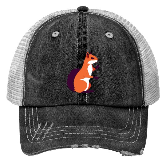 Squirrel Trucker Hats