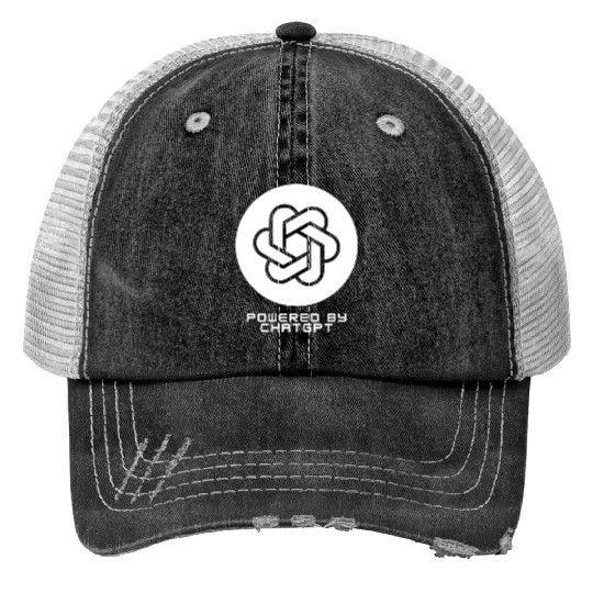 Powered by ChatGPT (White Design) Trucker Hats