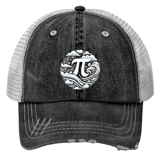 Funny Pi Day 2024 3,14 Pi Number Symbol Math Trucker Hats