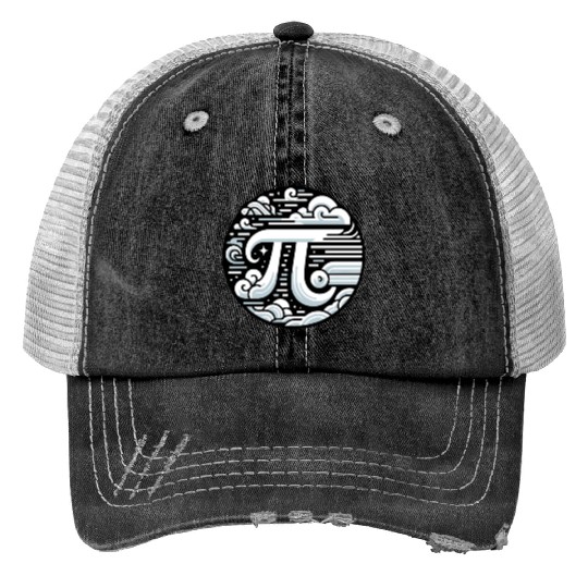 Funny Pi Day 2024 3,14 Pi Number Symbol Math Trucker Hats
