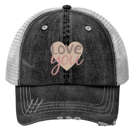love you Trucker Hats