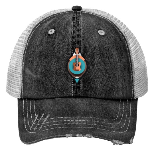 classical guitar Trucker Hats