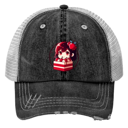 Red Velvet Cake Trucker Hats