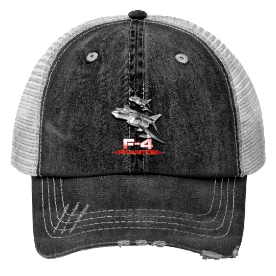 F-4 Phantom Us Air Force Fighter jet Trucker Hats