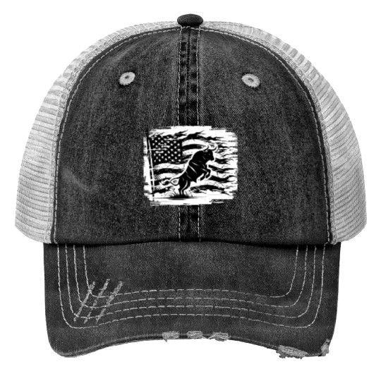 Rodeo Bull Riding Livestock Show Farmer Cattle Trucker Hats