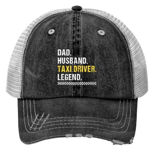 Dad Taxi Driver Trucker Hats