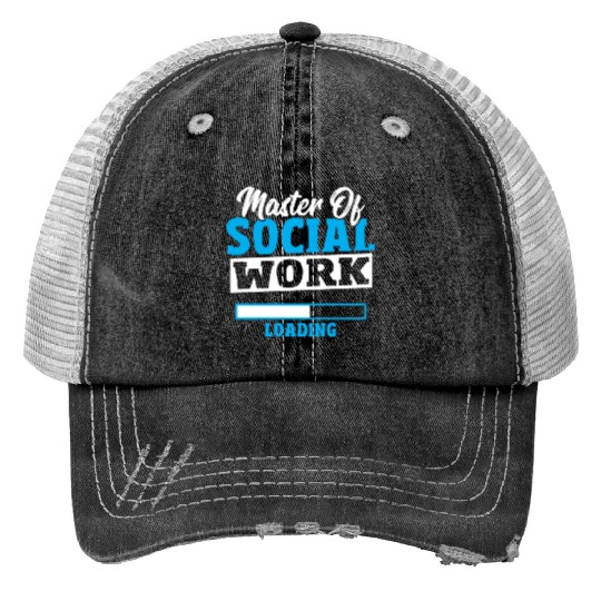 Caseworker Political Science Social Worker Trucker Hats