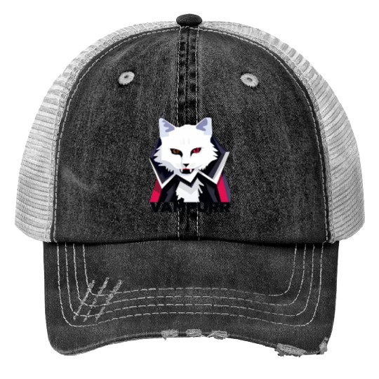 Vampurr The Vampire Cat Trucker Hats