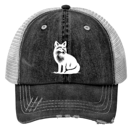 Cute, Clever Fox Trucker Hats