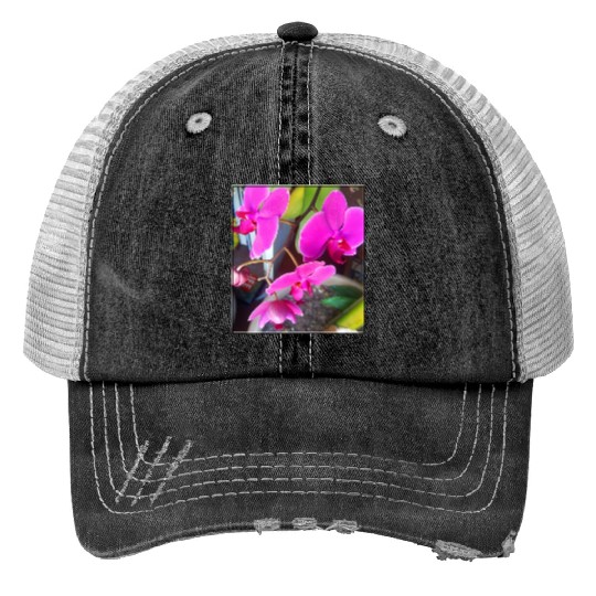 Orchid 1 Trucker Hats