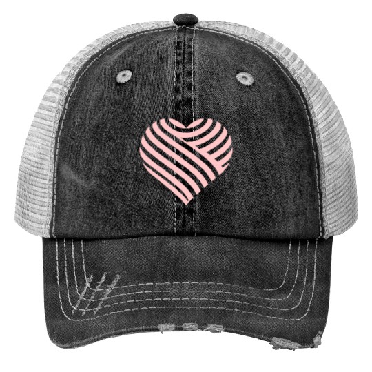 heart design Trucker Hats