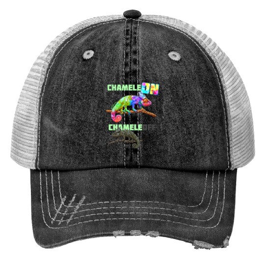 ChameleON ChameleOFF | Social Chameleon Trucker Hats