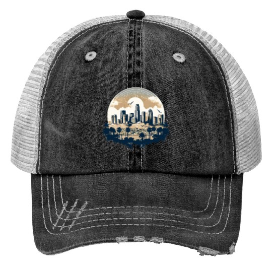 Los Angeles - City of Angels Trucker Hats