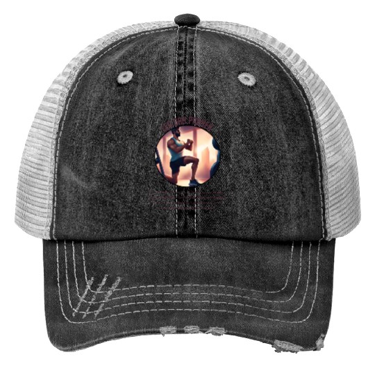 Weight Lifting Leg Day Prayer Trucker Hats