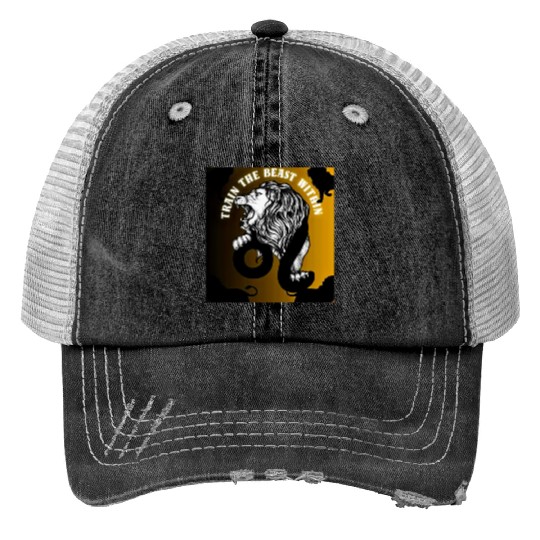 "Train the Beast within!!" By BeastHugo704 Trucker Hats