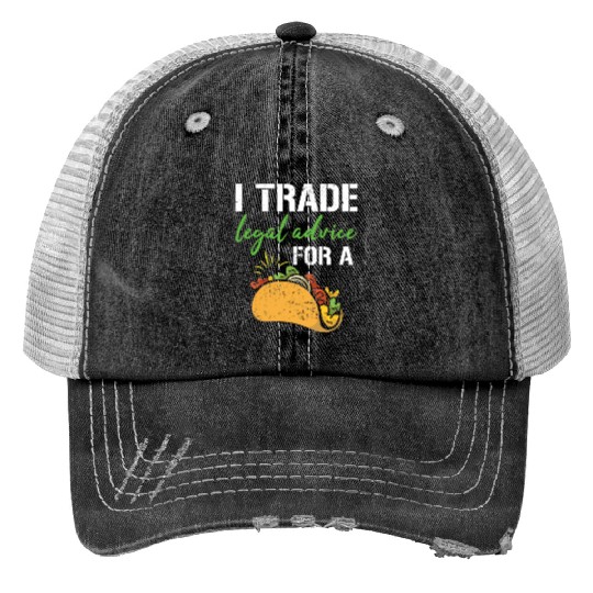 Tacolover law student lawyer Trucker Hats