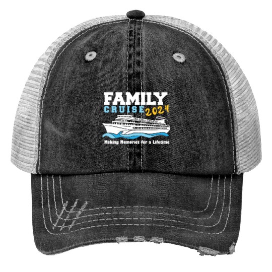 Family Cruise 2024 Cruising Tour Voyage Matching Trucker Hats