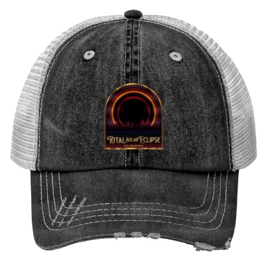 Total Solar Eclipse 2024 - Astronomy Trucker Hats