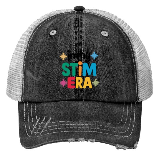 In My Stimulation Era Autism Spectrum Autism Trucker Hats