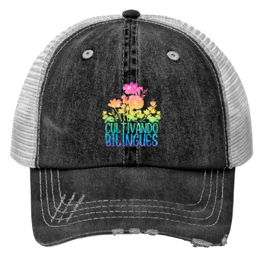 Cultivando Bilingües Spanish Teacher Trucker Hats