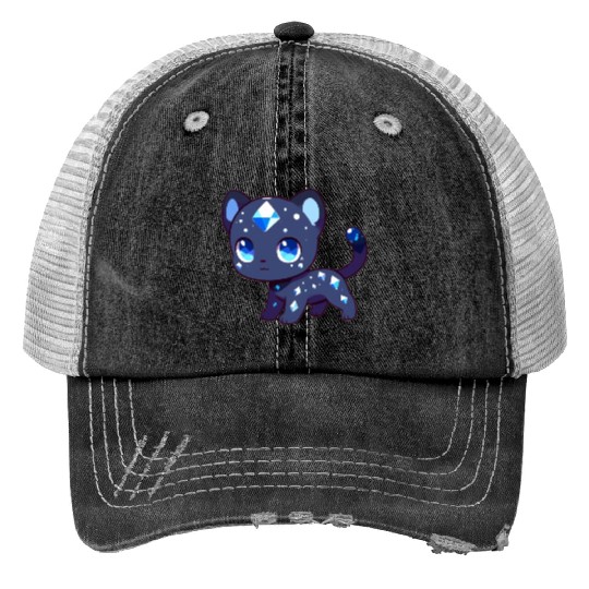 Sapphire Panther Trucker Hats