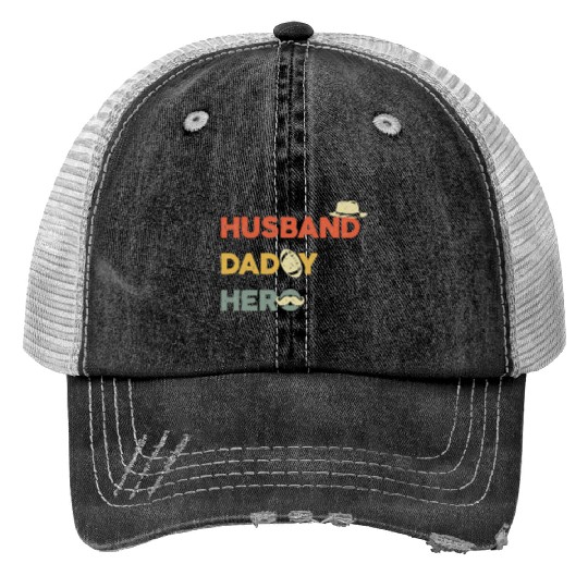 Multi-Role Hero: Husband & Dad Trucker Hats