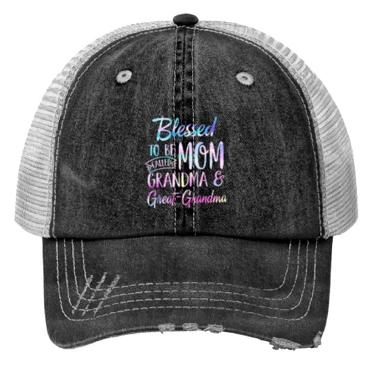 Blessed To Be Called Mom Grandma Mothers Day Trucker Hats