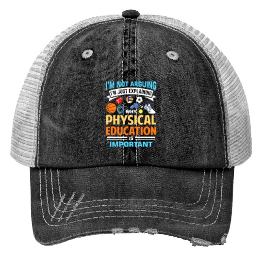 Inspiring Physical Education Teacher Design for PE Trucker Hats