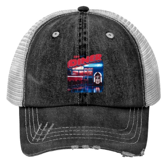 50s retro Diner good times Trucker Hats