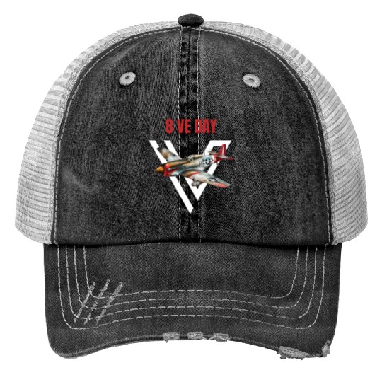 P15 Spitfire 8VE day Trucker Hats