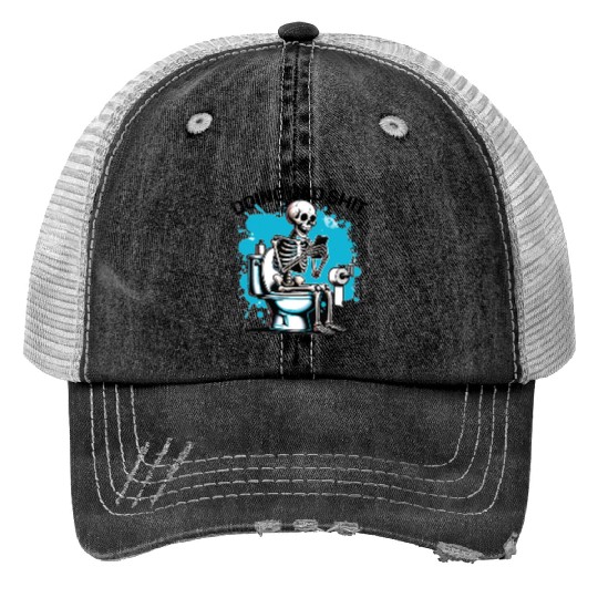 DOING DAD SHIT , funny Father's day quote Trucker Hats