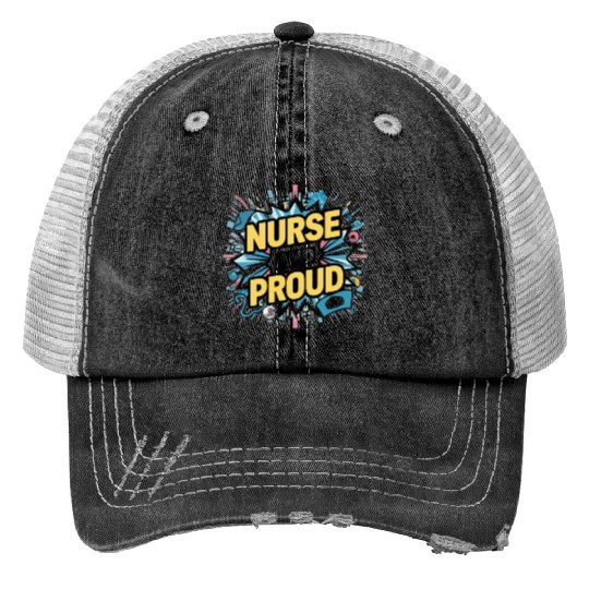 Nurse Trucker Hats & gifts