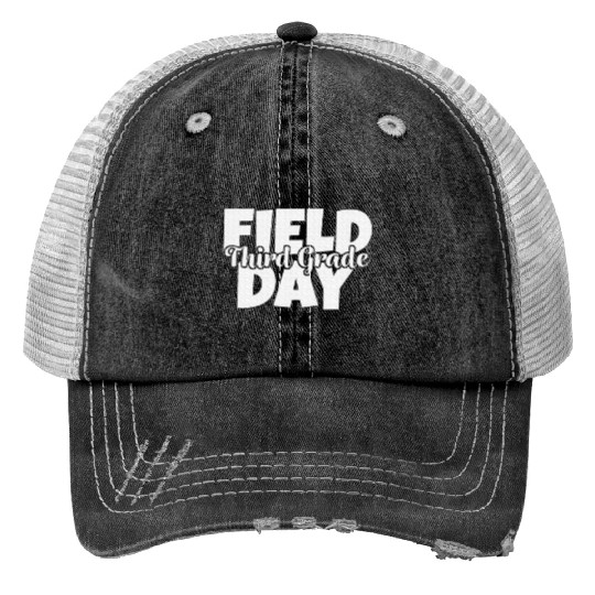 Field Day 2024 3rd Third Grade School Teacher Trucker Hats