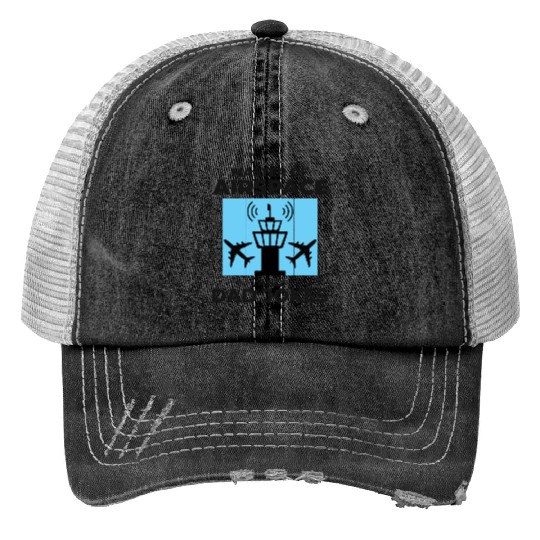 Air Traffic Controller ATC Dad Aviation Humor Trucker Hats