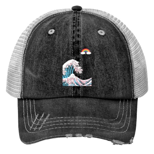 Dare to be Yourself - Trans LGBT Colors in the Trucker Hats