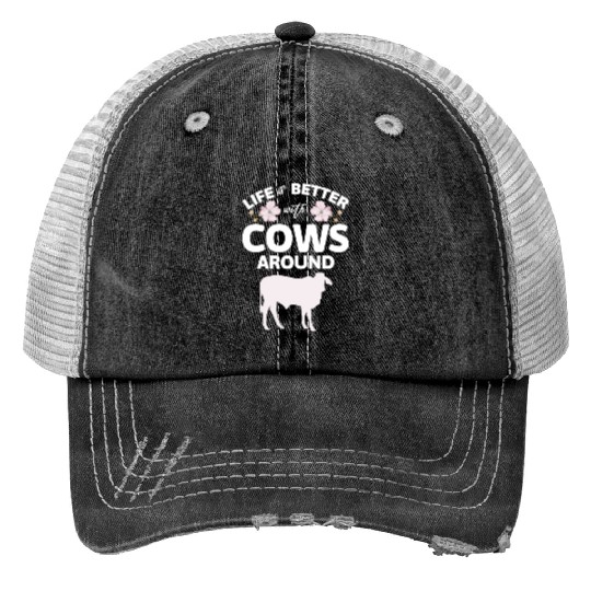 Cow Farmer Cattle Farmer Trucker Hats