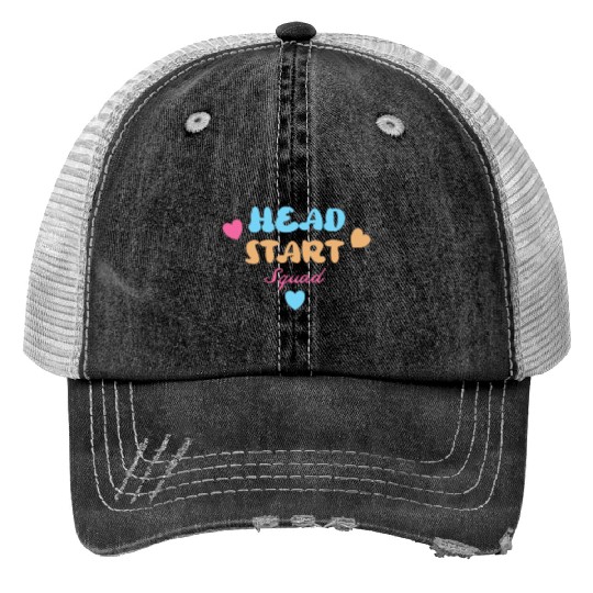 Head Start Squad Homeschool Back to School Trucker Hats