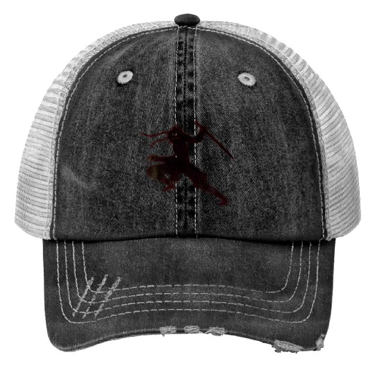 Samurai Shadow Trucker Hats