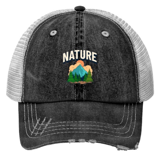 Nature Nerd Trucker Hats
