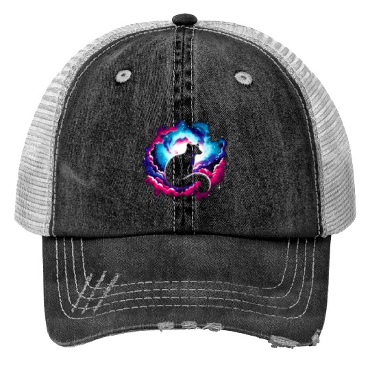 Cool Platypus Galaxy Space Art Trucker Hats