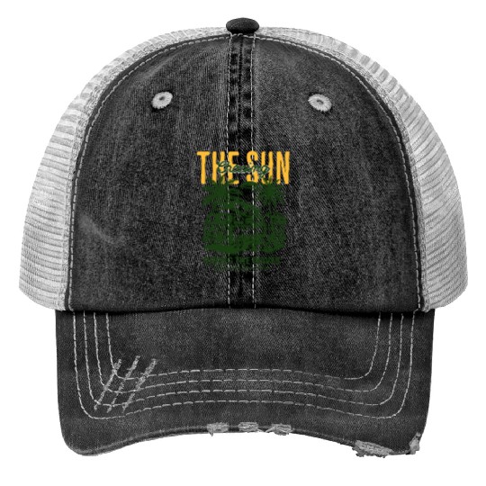Chasing the Sun Riding the Waves Outdoor Wear Trucker Hats