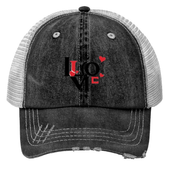 Romantic and modern Trucker Hats
