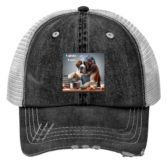 cool fun food dog Trucker Hats