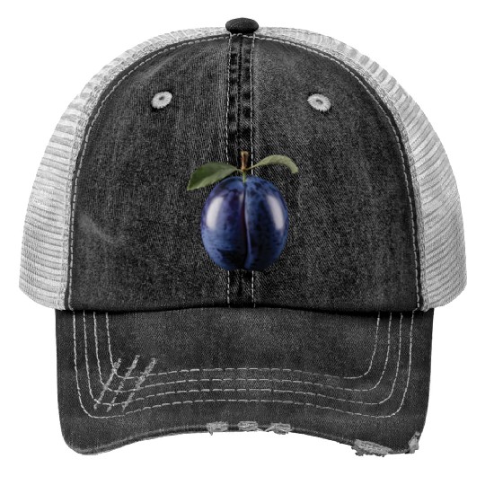 Blackberry Realistic Trucker Hats